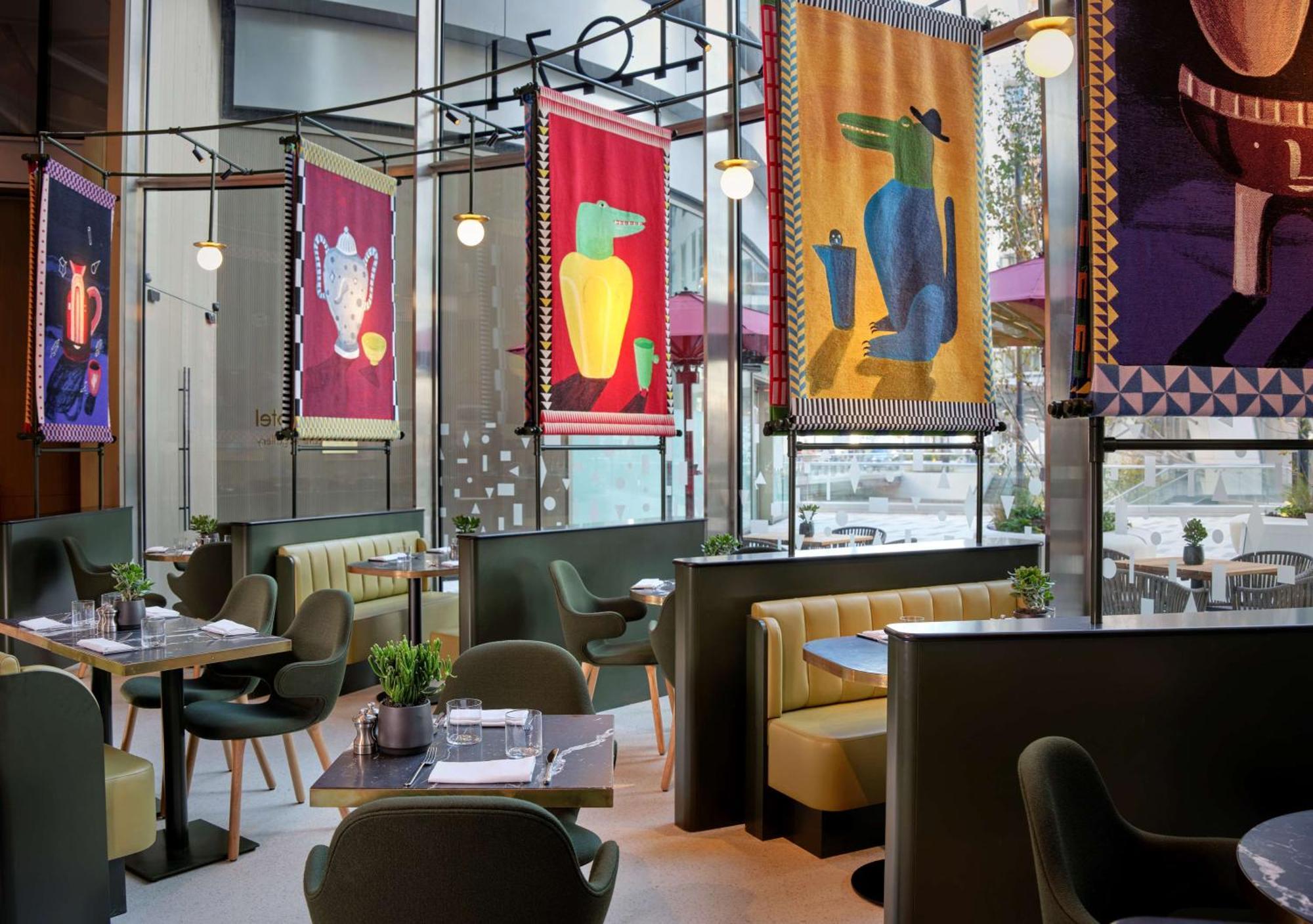 Art'Otel London Battersea Power Station, Powered By Radisson Hotels Esterno foto Interior of the restaurant